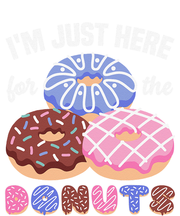 Im Just Here For The Donuts Funny Donut Lover Doughnut Sustainable Beanie