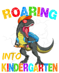 Roaring Into Kindergarten T Rex Dinosaur Back To School Snapback Five-Panel Rope Hat