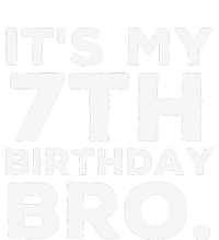 Its My 7th Birthday Bro 7 Years Old Birthday Party T-Shirt