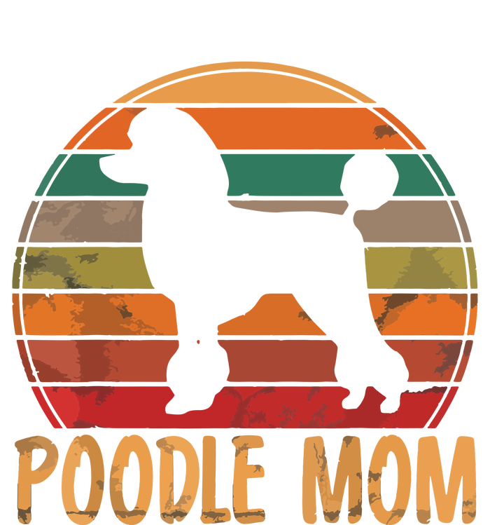 Retro Poodle Mom Gift Dog Mother Pet Poodle Mama T-Shirt