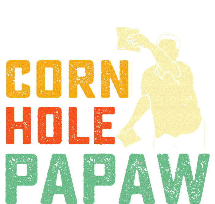 Cornhole Papaw Corn Hole Grandfather Bean Bag Tossing Game Sweatshirt Cinch Pack Bag