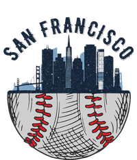 Cool San Francisco CA Skyline Baseball Fan City Downtown T-Shirt