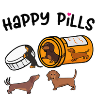 Cute Dachshund Happy Pills Funny Weiner Dog Mom Dad Lover Adult Drive Performance Visor