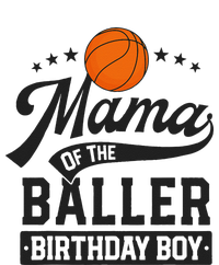 Mama Of The Baller Birthday Mom Basketball Themed Party T-Shirt