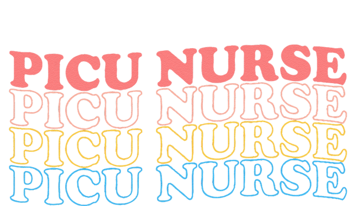 OdG4 PICU Nurse Retro Pediatric Intensive Care Unit Nurse T-Shirt