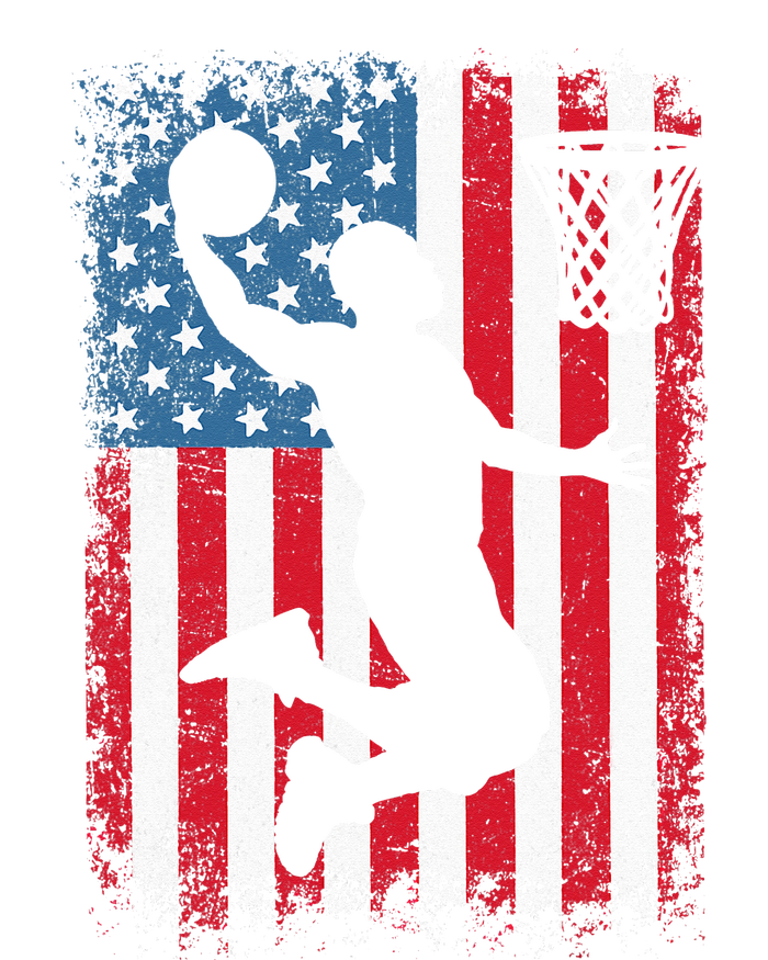 American Patriotic Basketball 4th Of July US Flag T-Shirt