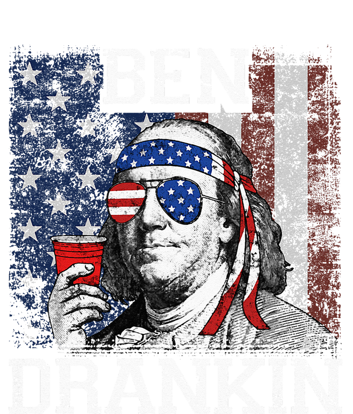 Ben Drankin Beer 4th of July Funny Patriotic USA Performance Sprint T-Shirt