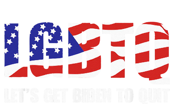 Funny LGBTQ Anti Biden Let's Get Biden To Quite Bumper Sticker