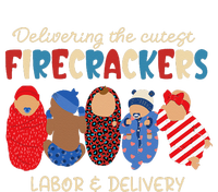 Delivering Cutest Firecrackers Labor & Delivery 4th Of July Toddler Hoodie