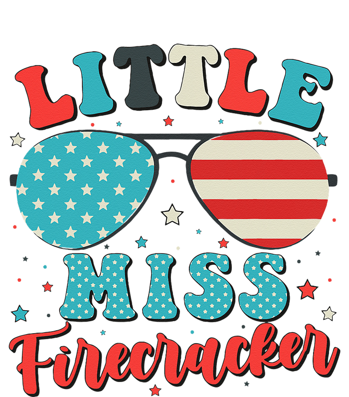 Little Miss Firecracker 4th of July T-Shirt