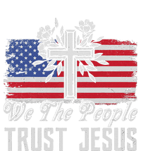 Independence Day We The People Trust Jesus Vintage US Flag T-Shirt