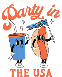 Party In The Usa Hot Dog Love USA Funny 4th Of July T-Shirt