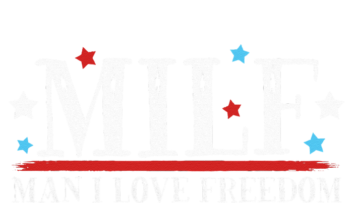 MILF Man I Love Freedom Funny Patriotic 4th Of July Funny Mousepad