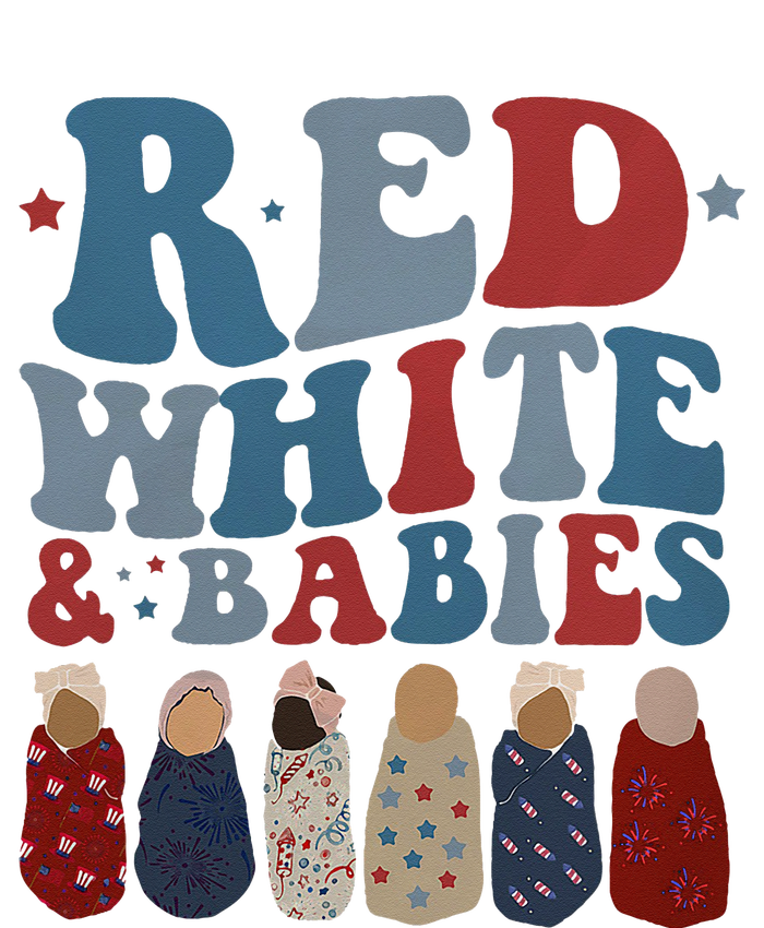 Red White Babies NICU Nurse 4th Of July Neonatal Nursing Metallic Star Ornament