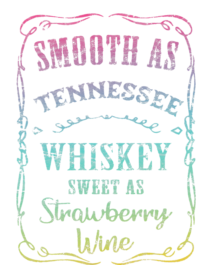 Smooth as Tennessee Whiskey Funny Humour Tee Vacation Ladies PosiCharge Competitor Racerback Tank