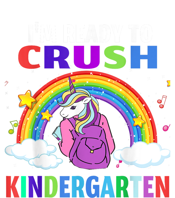 Kids Im Ready To Crush Kindergarten Unicorn Back To School T-Shirt