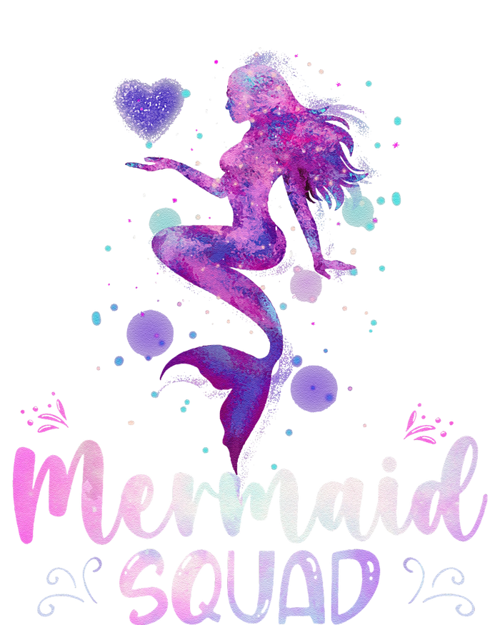 Mermaid Birthday Squad Party Women Mermaid Halloween T-Shirt