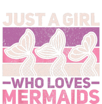 Just A Who Loves Mermaids Mermaid Birthday Party Outfit T-Shirt