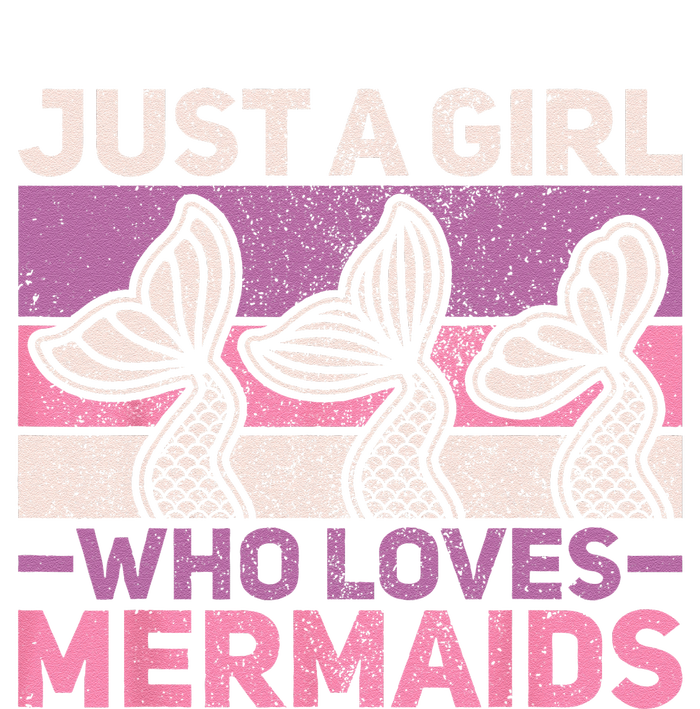 Just A Who Loves Mermaids Mermaid Birthday Party Outfit T-Shirt