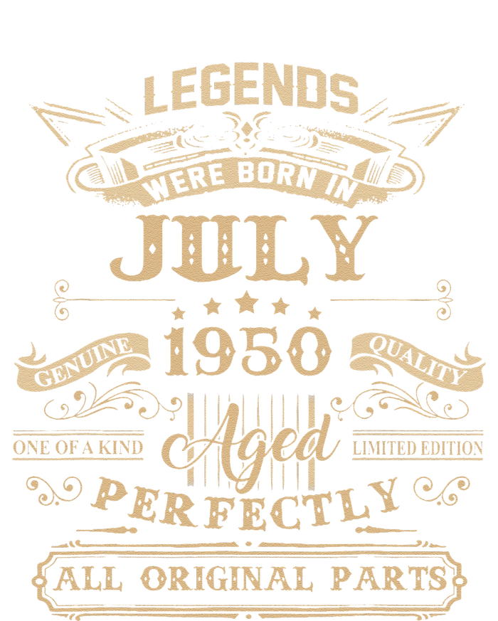 Legends Were Born In July 1950 73 Year Old Birthday Gifts T-Shirt