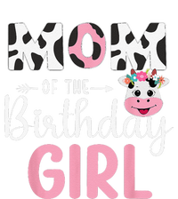 Mom Of The Birthday Farm Cow 1 St Birthday T-Shirt