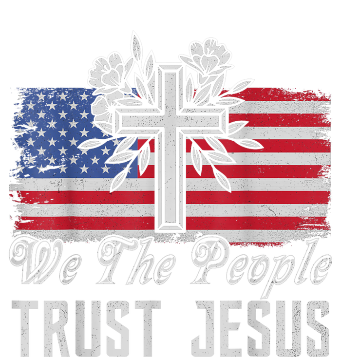 Independence Day We The People Trust Jesus Vintage US Flag T-Shirt