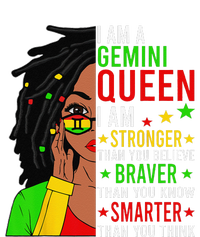 Locd Braver Stronger Smarter Gemini Queen Birthday T-Shirt