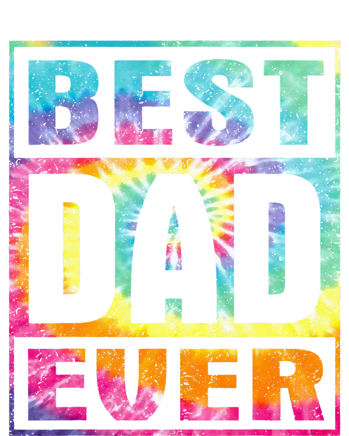 Best Dad Ever Vintage Tie Dye Funny Fathers Day Kids Tie-Dye T-Shirt