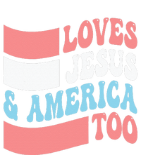 Christian Loves Jesus And America Too 4th Of July Tank Top