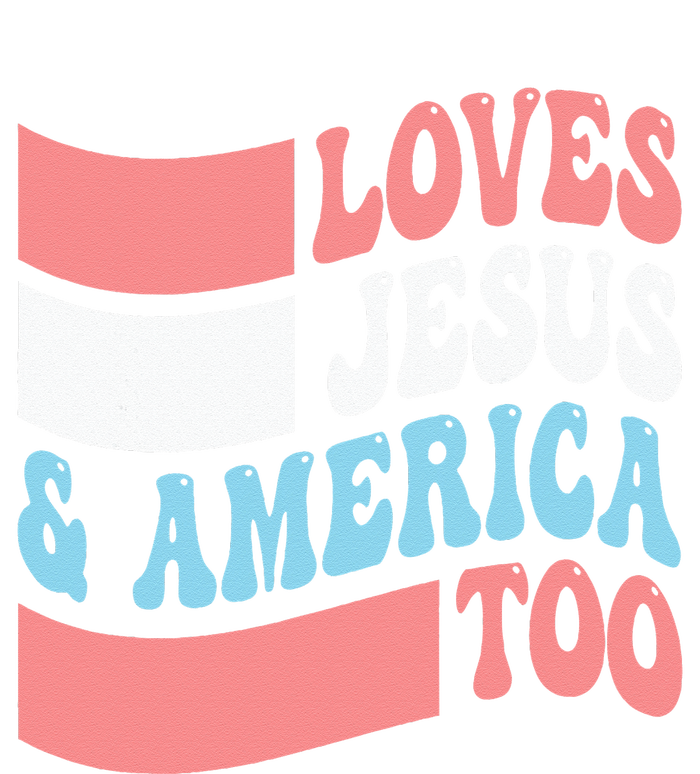 Christian Loves Jesus And America Too 4th Of July Tank Top