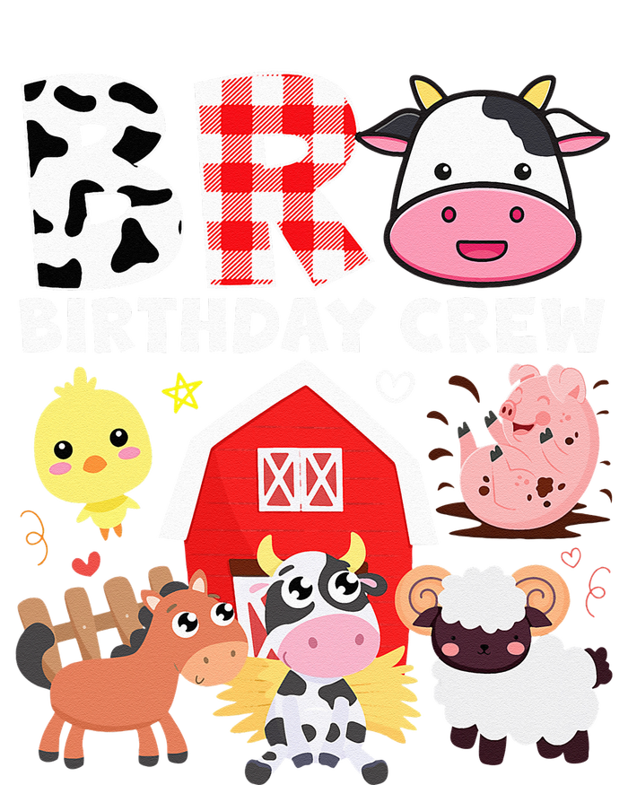 Cow Bro Birthday Crew Farm Theme Animals Kids Birthday Party Kids Tie-Dye T-Shirt