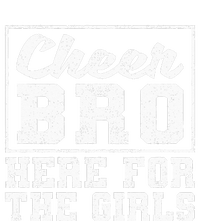 Funny Cheerleading Bros Cheer Bro Here For The Women's V-Neck T-Shirt