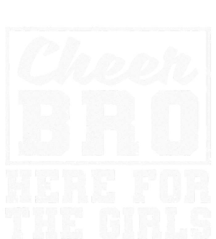 Funny Cheerleading Bros Cheer Bro Here For The Women's V-Neck T-Shirt