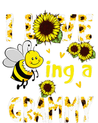 I Love Being A Grammy Sunflower Bee Mothers Day Women's Pullover Hoodie