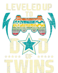 Leveled Up To Dad Of Twins Twin Dad Father Of Twins T-Shirt