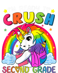 Im Ready To Crush Second Grade Funny Cute Unicorn Rainbow Canvas