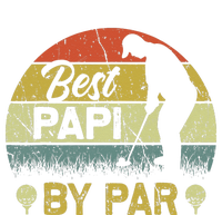 Funny Best Papi By Par Fathers Day Golf Lover Golfer Women's V-Neck T-Shirt