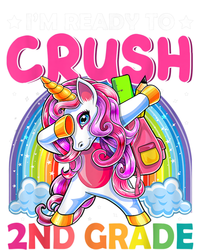 Im Ready To Crush 2nd Grade Dabbing Unicorn Back To School Toddler Hoodie