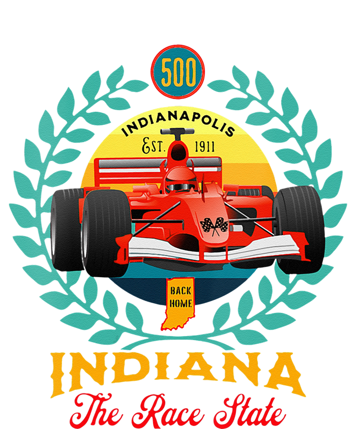 500 Indianapolis Indiana The Race State Checkered Flag Toddler T-Shirt