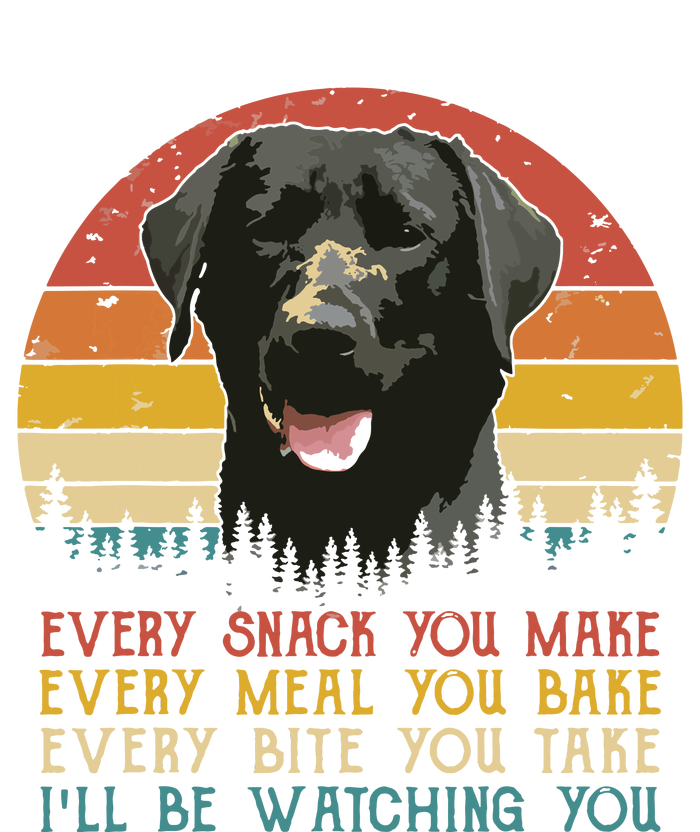 Every Snack You Make Dog Black Labrador Retriever V-Neck T-Shirt