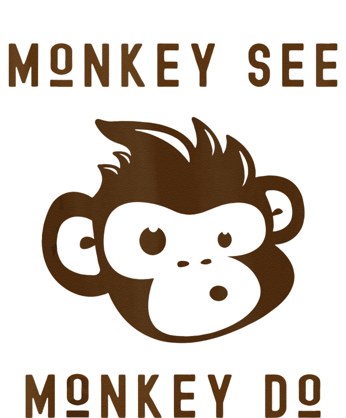 Funny Monkey See Monkey Do Cute Adorable Primate Chimp T-Shirt