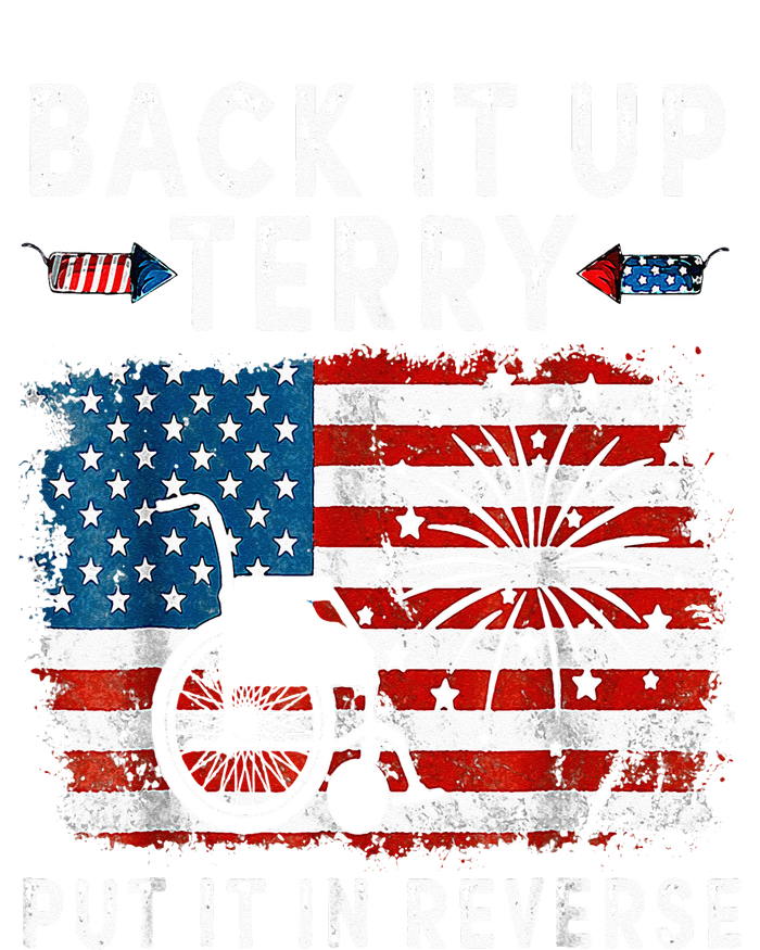 Back Up Terry Put It In Reverse Firework Funny 4th Of July Tie-Dye Long Sleeve Shirt