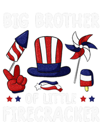 Big Brother Of The Little Firecracker 4th Of July Matching T-Shirt