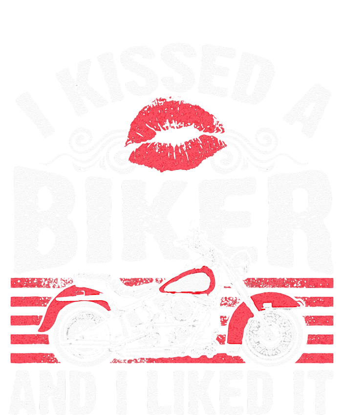 Bikers Motorcycling I Kissed A Biker And I Liked It Button