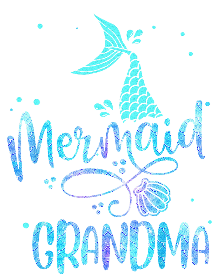 Mermaid Grandma Funny Women Family Matching Party Squad Tank Top