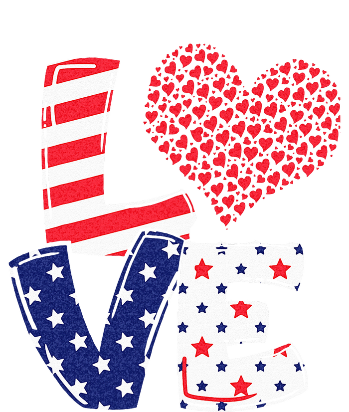 Celebrate 4th Of July America Independence Love Girl Women T-Shirt