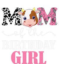 Mom Of The Birthday Girl Farm Cow Mommy Mama 1st Pom Pom 12in Knit Beanie