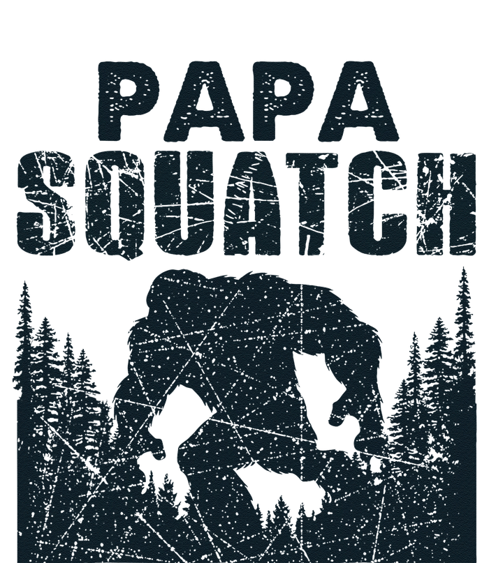 Papa Squatch Bigfoot Dad Fathers Day T-Shirt