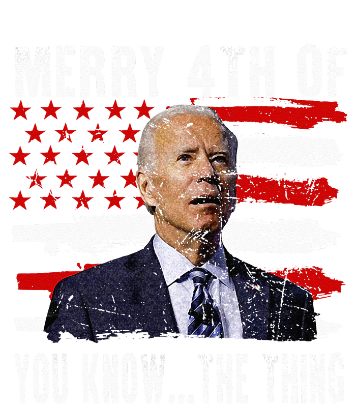 Funny Biden Confused Merry Happy 4th Of You Know...The Thing 16 in Basic Backpack