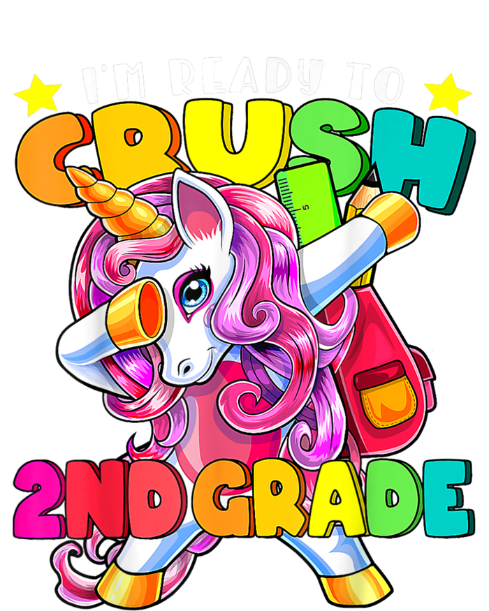 Crush 2nd Grade Dabbing Unicorn Back To School Girl Gift Mousepad